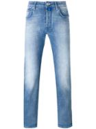 Jacob Cohen Slim-fit Jeans, Men's, Size: 35/34, Blue, Cotton/polyester/spandex/elastane