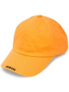 Heron Preston Peak Print Logo Baseball Cap - Orange