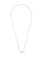 Bunney Elongated Chain Necklace - Metallic