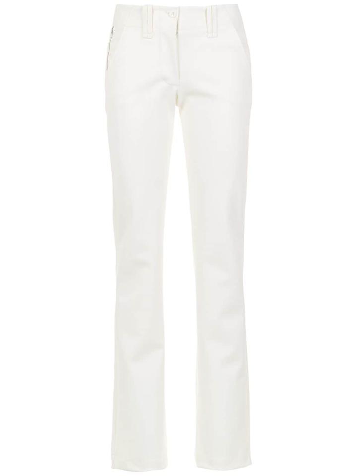 Gloria Coelho Straight Pants - White