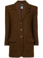 Chanel Vintage Chanel Long Sleeve Coat Jacket - Brown