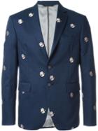 Lc23 Popeye Blazer, Men's, Size: 48, Blue, Viscose/cotton