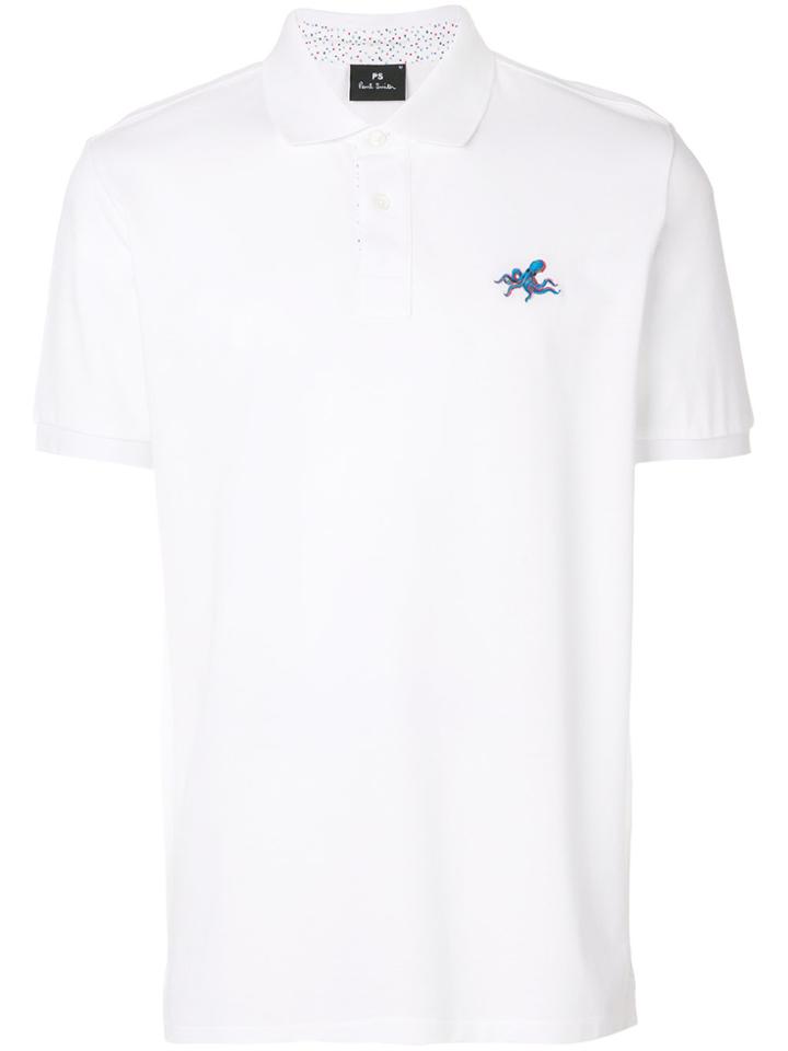 Ps By Paul Smith Octopus Polo Shirt - White