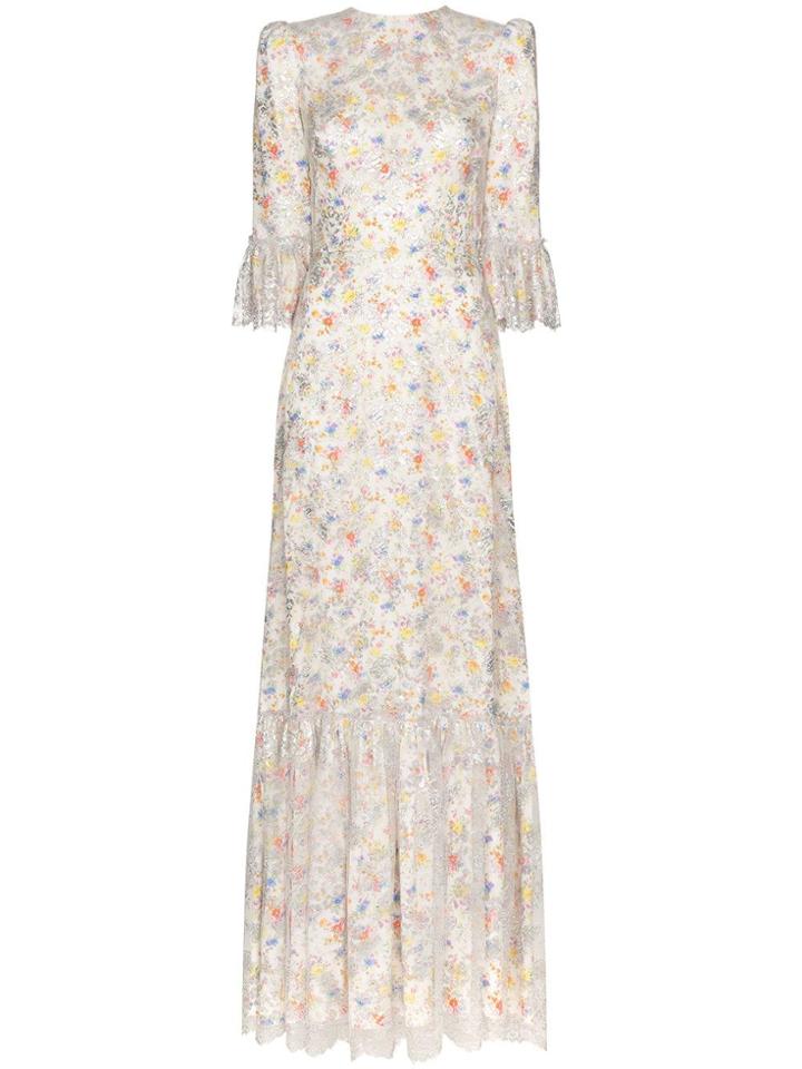 The Vampire's Wife Fairy Festival Floral-print Maxi Dress -