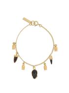 Isabel Marant Embellished Stone Bracelet - Gold