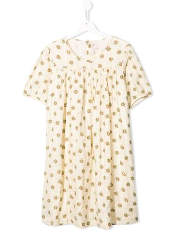 Bonpoint Pleated Dress - Neutrals