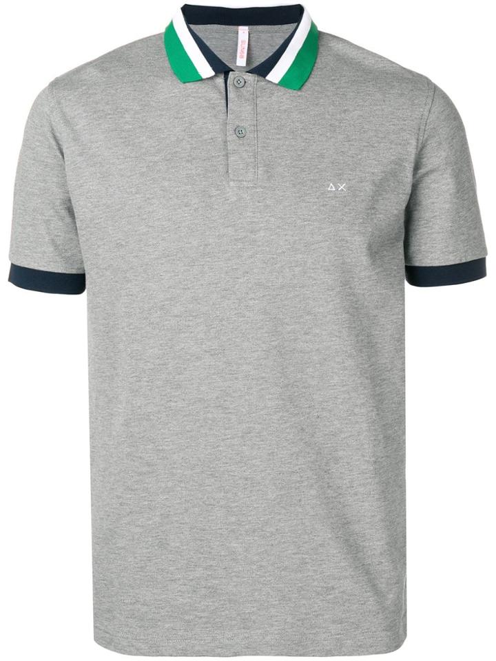 Sun 68 Pua Polo Gran Tips T-shirt - Blue