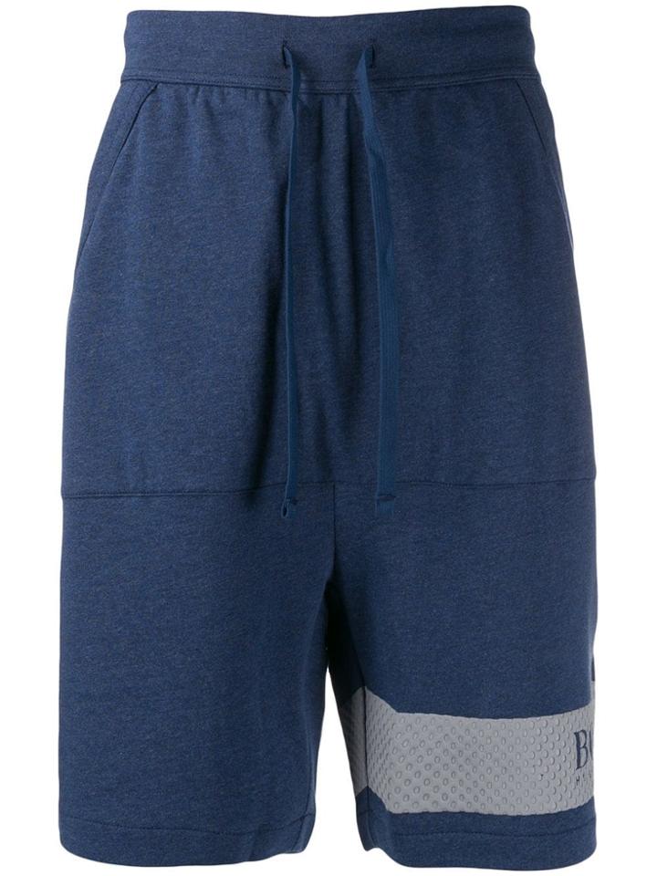Boss Hugo Boss Logo Printed Running Shorts - 438 Bright Blue