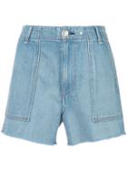 Rag & Bone Super High Rise Army Short - Blue
