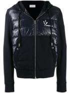 Moncler Logo Patch Padded Hoodie - Blue