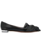 Aquazzura Versailles Ballerina Shoes - Black