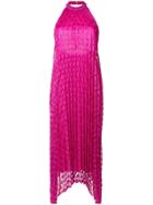 Missoni Embroidered Shift Midi Dress - Pink & Purple