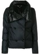 Diesel Double Breasted Padded Jacket - Black