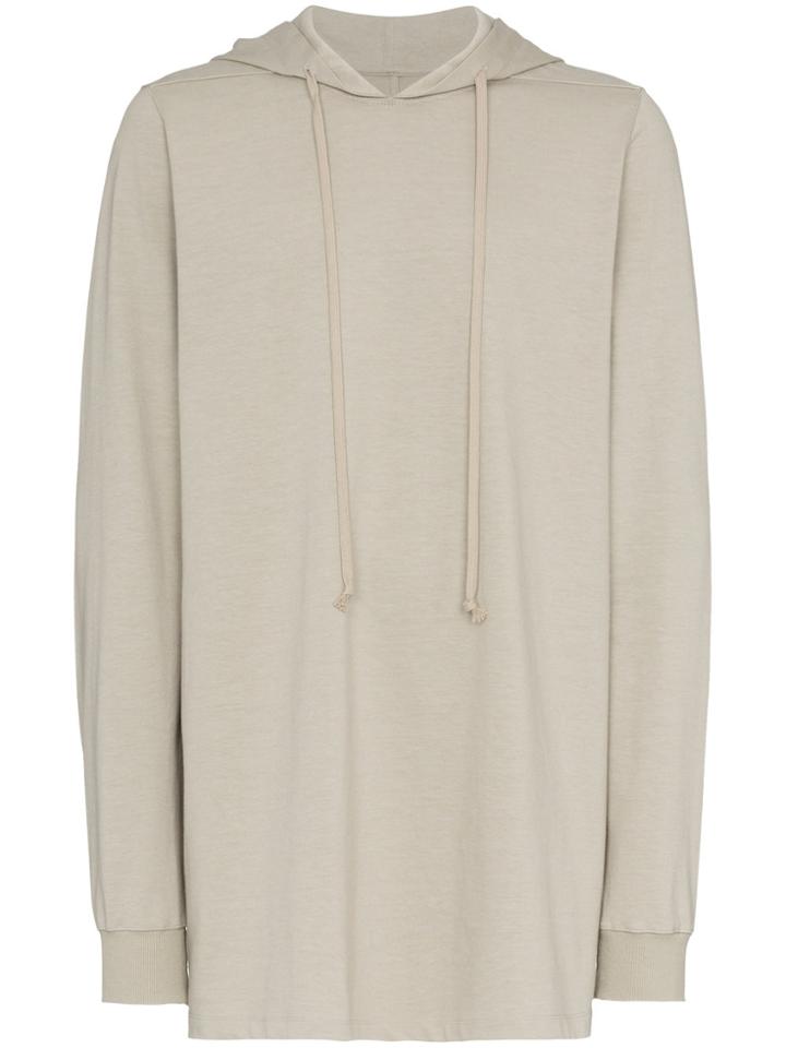 Rick Owens Sisyphus Drawstring Hoodie - Nude & Neutrals