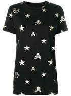 Philipp Plein Signature Symbols Printed T-shirt - Black