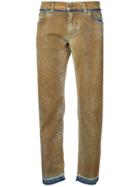 Dolce & Gabbana Washed Slim Fit Jeans - Brown