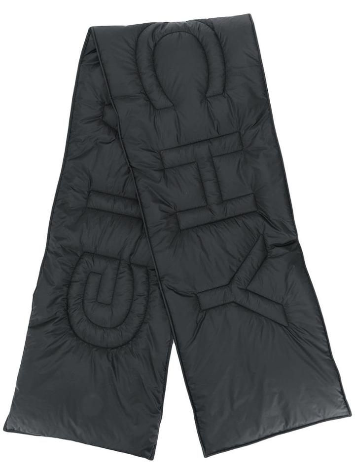 Givenchy Logo Printed Wide Scarf - Black