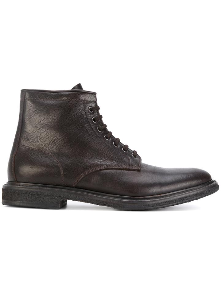 Premiata Lace-up Ankle Boots - Brown