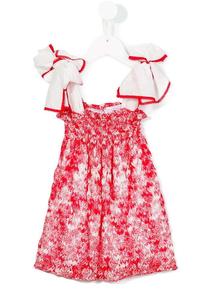 Missoni Kids Tie Knot Dress, Girl's, Size: 6 Yrs, Red