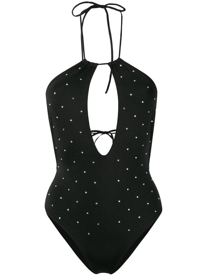 Gcds Embellished One-piece Swimsuit - Black
