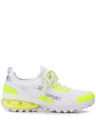 Plein Sport Neon Trim Sneakers - White