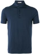 Cruciani Classic Polo Shirt, Men's, Size: 46, Blue, Cotton/spandex/elastane
