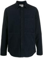 Aspesi Pocket Detail Fitted Shirt Jacket - Blue