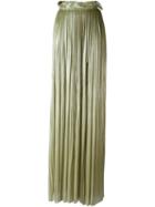 Maria Lucia Hohan 'rose' Maxi Skirt, Women's, Size: 38, Green, Silk/nylon/spandex/elastane