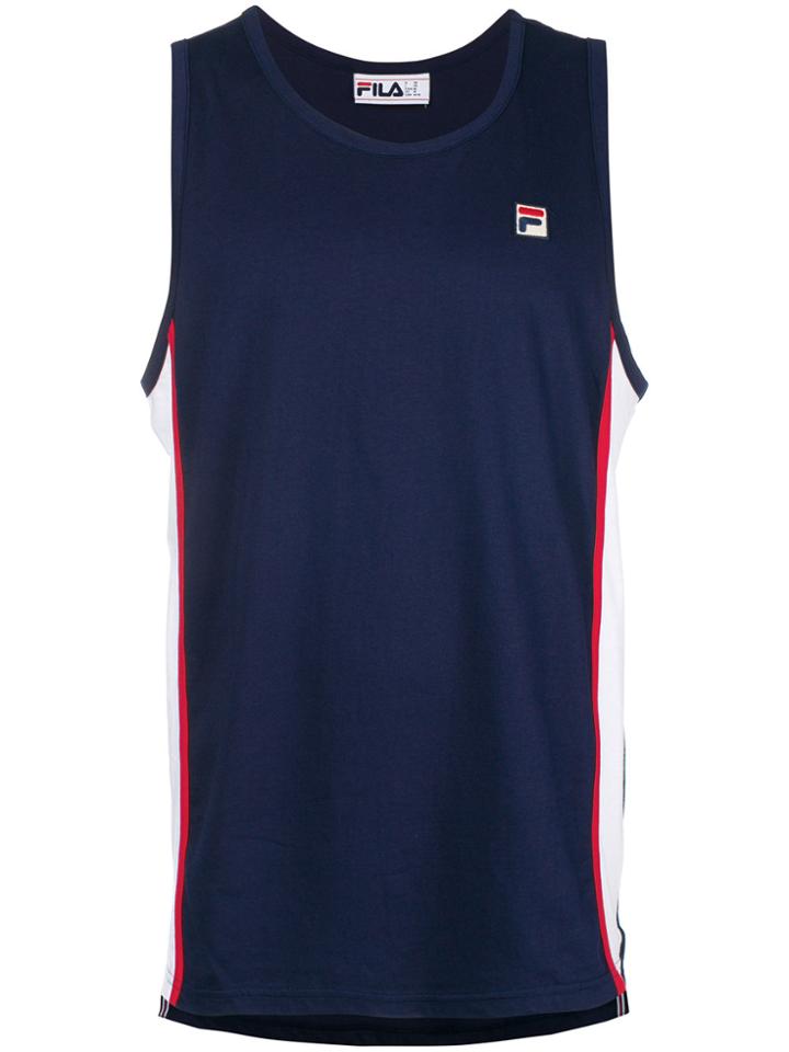 Fila Side Stripe Tank Top - Blue