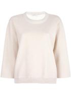Agnona Loose-fit Jumper, Women's, Size: 40, Nude/neutrals, Cashmere