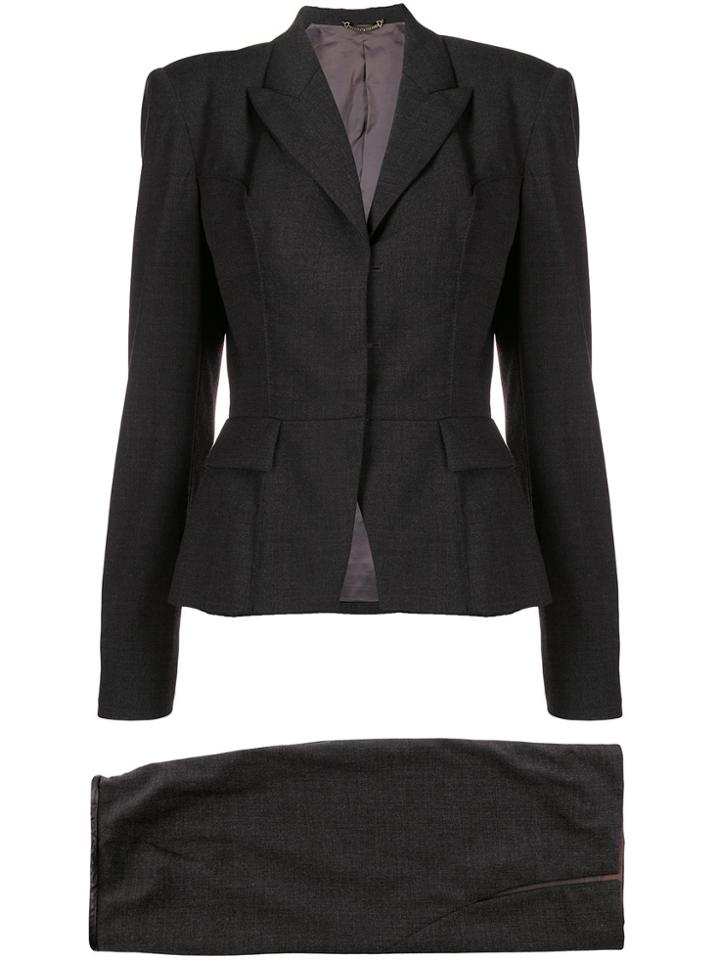 Gucci Vintage Slim-fit Suit - Grey