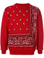Coohem Bandana Jacquard Jumper - Red