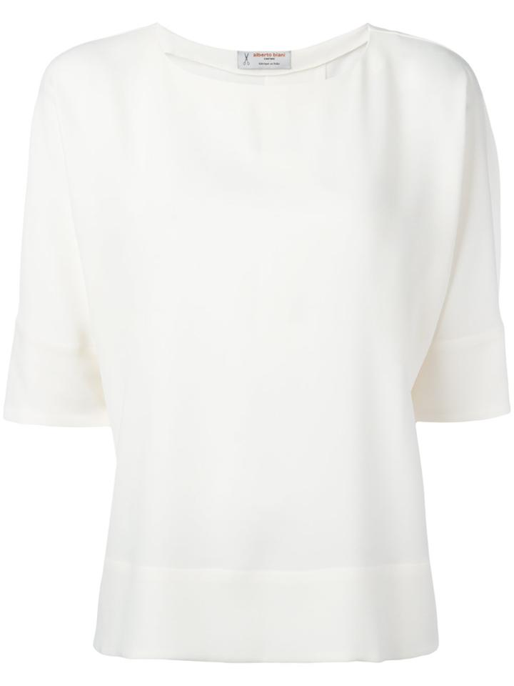 Alberto Biani Short-sleeve Blouse - Nude & Neutrals