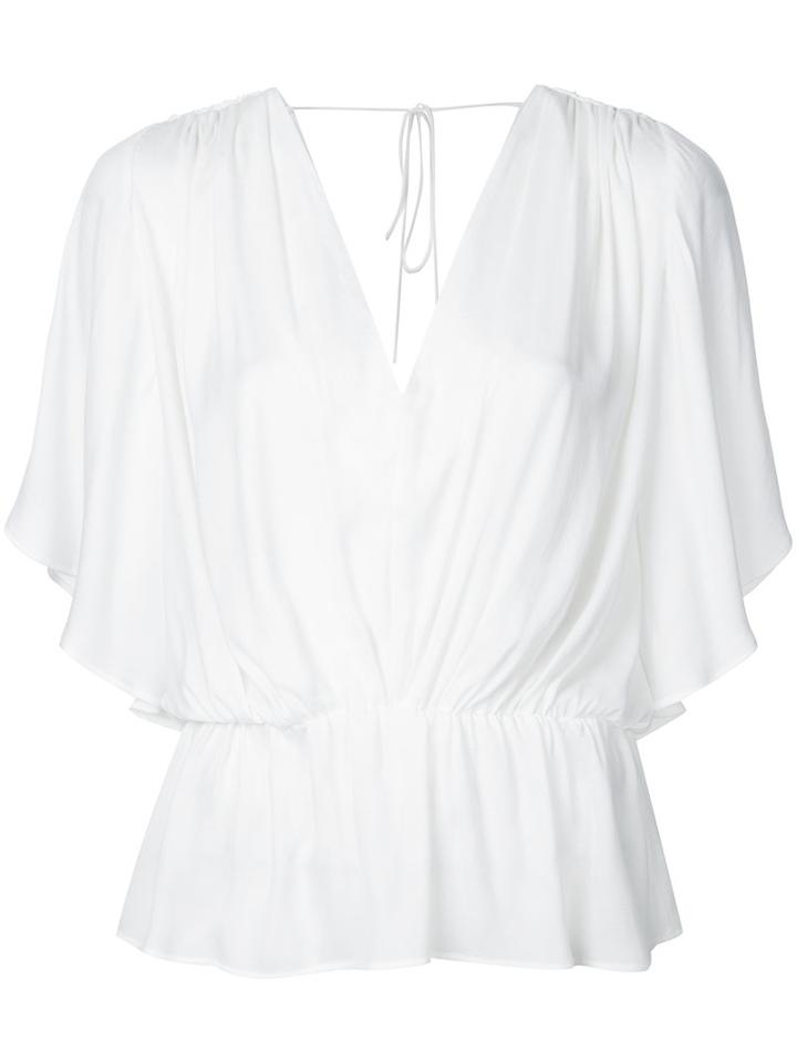 Estnation - Batwing Blouse - Women - Polyester - 38, White, Polyester