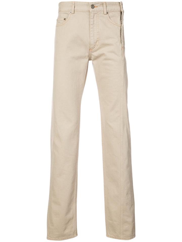 Y / Project Classic Straight-leg Jeans - Nude & Neutrals