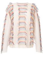 Ports 1961 Embroidered Jumper - White