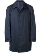 Giorgio Armani Buttoned Coat - Blue