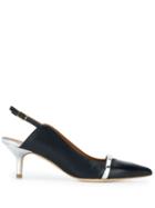 Malone Souliers Silver-tone Detail Pumps - Blue