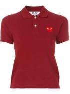 Comme Des Garçons Play Logo Polo Shirt - Pink