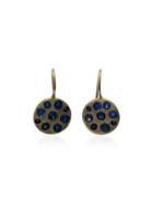 Polly Wales 18k Gold And Crystal Circle Earrings - Metallic