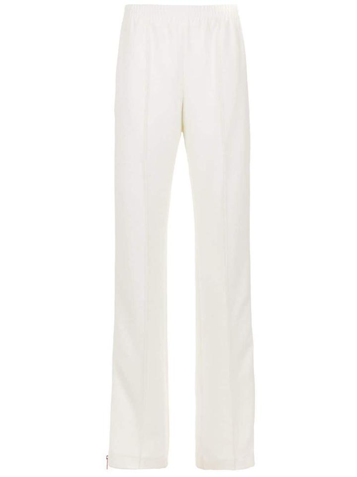 Nk Zipped Palazzo Pants - White
