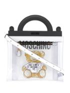 Moschino Clear Teddy Bear Tote - White