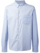 Ps By Paul Smith Buttoned Collar Shirt, Men's, Size: Small, Blue, Cotton