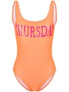 Alberta Ferretti Thursday Swimsuit - Orange