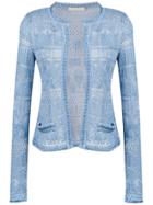 Cecilia Prado Anastacia Knitted Jacket - Blue