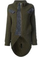 Yohji Yamamoto Vintage 'y's' Woven Tail Jacket, Women's, Size: 2, Green