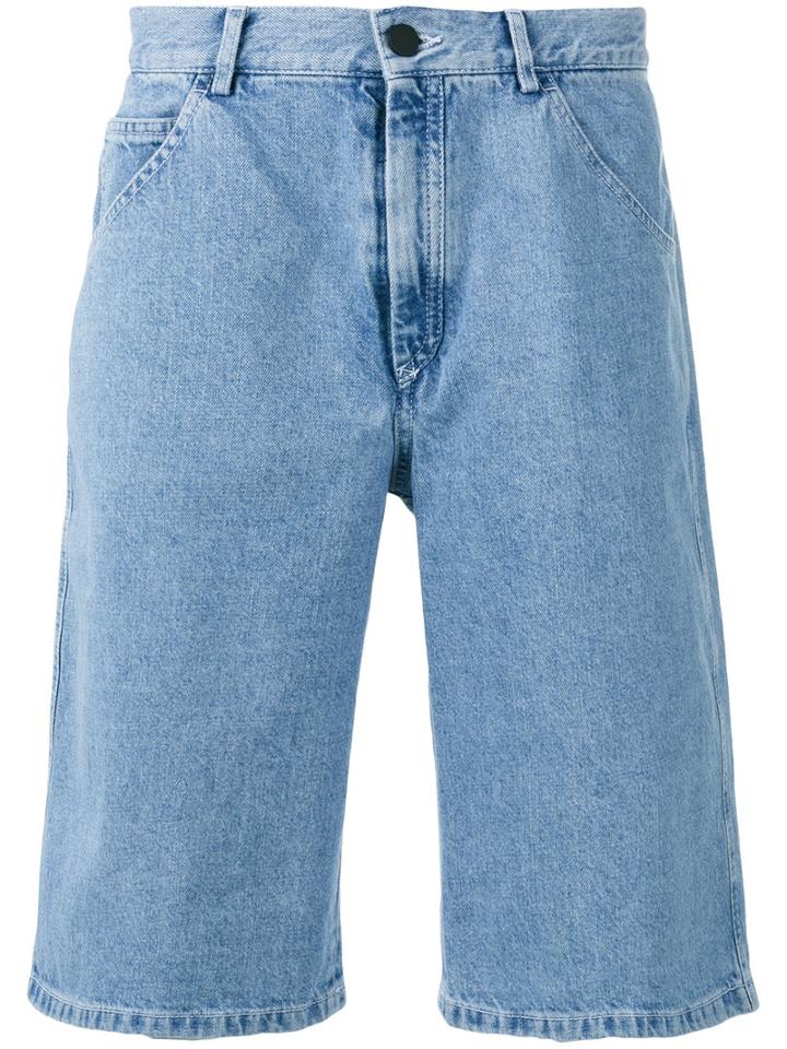 Denim Shorts - Men - Cotton/polyester - Xl, Blue, Cotton/polyester, Gosha Rubchinskiy