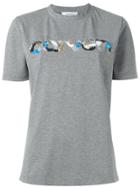 Carven Sequin Logo T-shirt - Grey