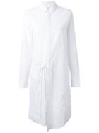 A.f.vandevorst - Drawstring Detail Shirt Dress - Women - Cotton - 42, White, Cotton