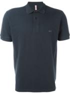 Sun 68 Embroidered Logo Polo Shirt, Men's, Size: L, Green, Cotton